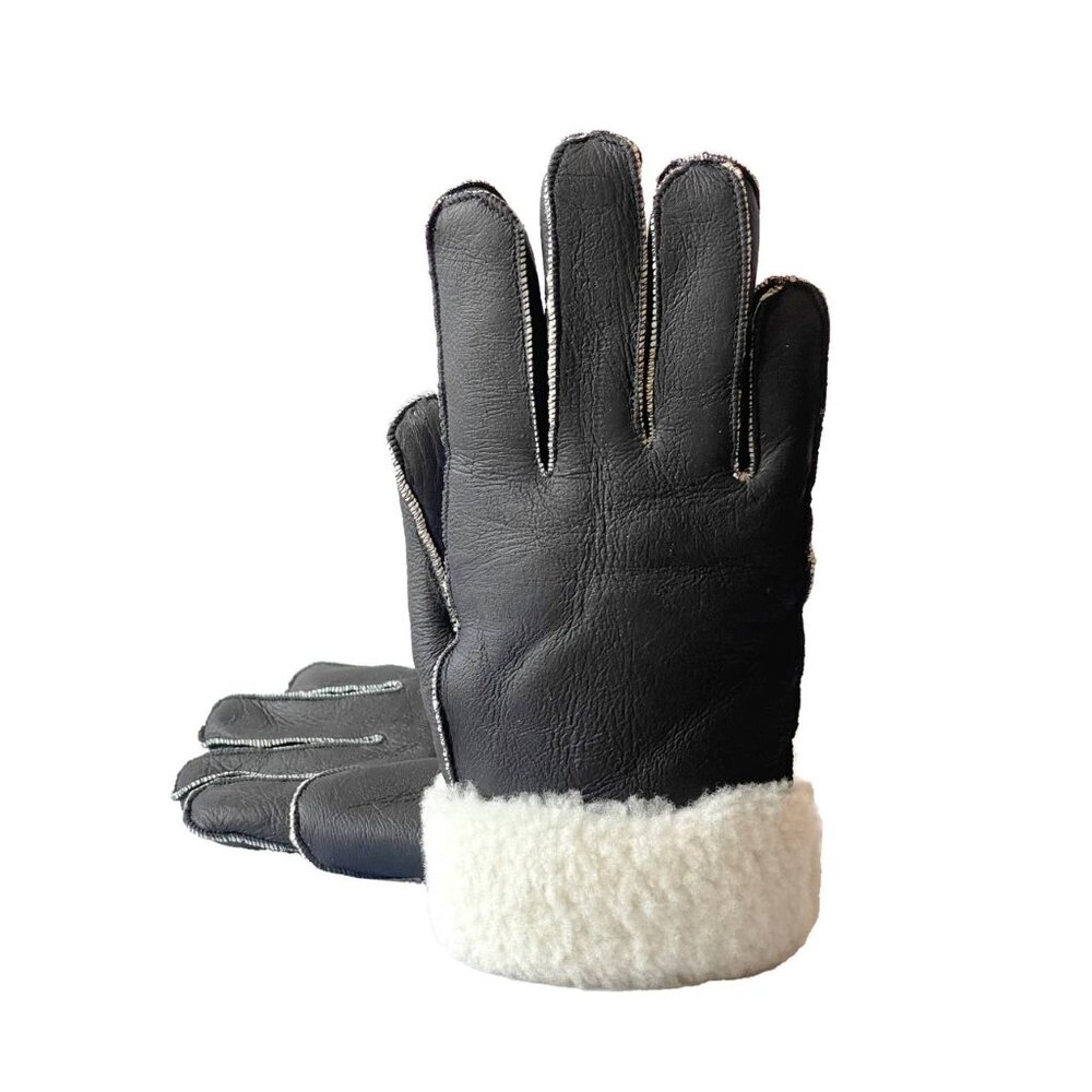 Unisex Premium Shearling Sheepskin Leather Gloves